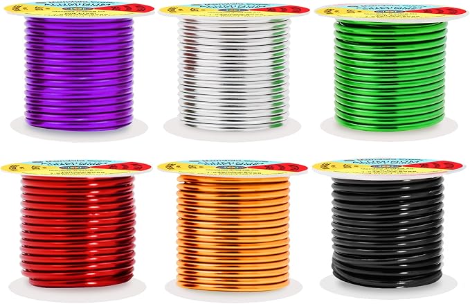 Mandala Crafts 10 Gauge Anodized Aluminum Craft Wire by MandalaCrafts