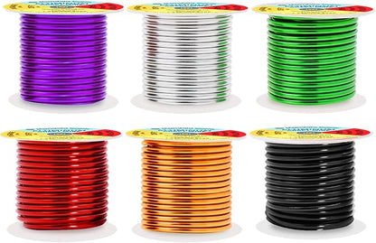 Mandala Crafts 10 Gauge Anodized Aluminum Craft Wire by MandalaCrafts