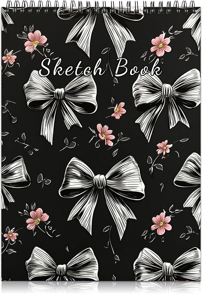 Deokke Sketchbook Top Spiral Bound Sketch Pad, 9 x 12 inch, 100GSM Thick Paper by Deokke