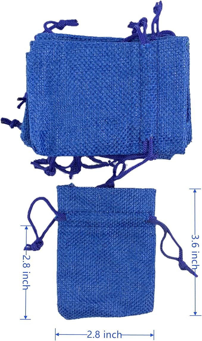Palmhomee Pack of 25 Burlap Gift Bags - Image 3
