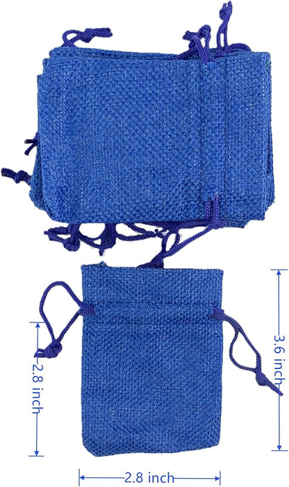 Palmhomee Pack of 25 Burlap Gift Bags - Image 3