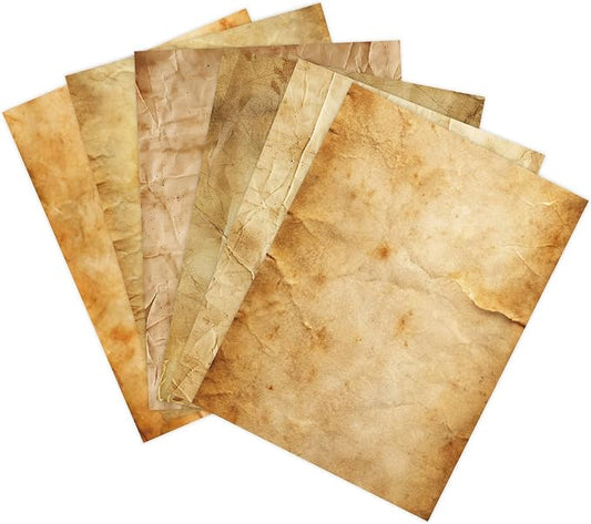 100GSM Vintage Parchment Printer Paper Set by YOKSAS