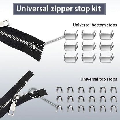 VICHERIA Zipper Repair Kit, Universal Size #5 Zippers - Image 5