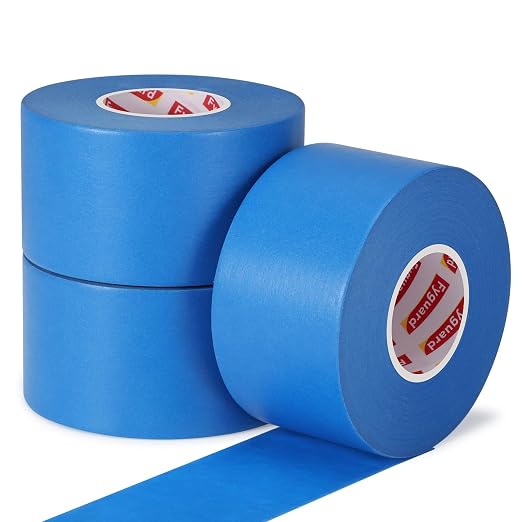 Blue Painters Tape 1.89In x 55Yd Painters Tape 3 Rolls Painters Blue Tape by Fyguard