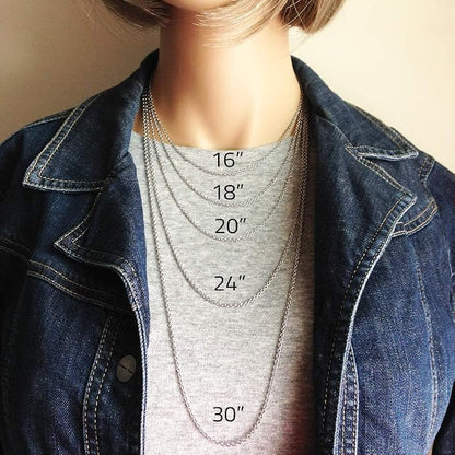 Wholesale 12 PCS Stainless Steel Flat Cable Chain Link Necklace Chains Bulk - Image 7