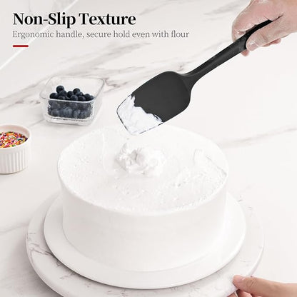 600ºF Heat Resistant Spatulas, High Heat Food Safe Semless Kitchen Silicone - Image 8