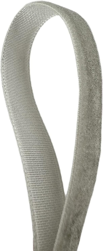 Vintage Silver Velvet Ribbon, 3/8 Inch X 25Yd - Image 4