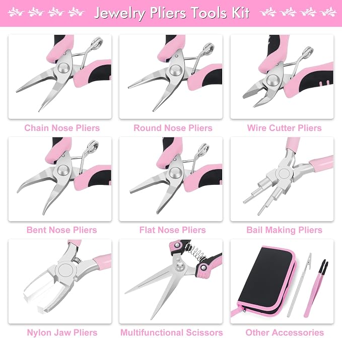 Toolour Jewelry Pliers Set Jeweler Making Tools - Image 2