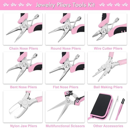 Toolour Jewelry Pliers Set Jeweler Making Tools - Image 2