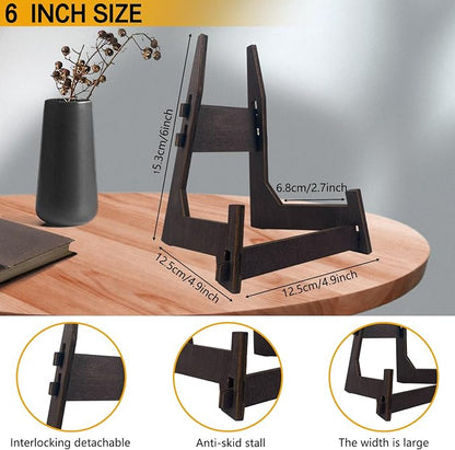 6 Inch Wooden Display Stand, Plate Holder - Image 3
