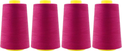 Mandala Crafts 4 Pack of Serger Threads Cones Spools by MandalaCrafts