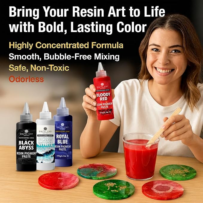 Mint Whisper Green Epoxy Resin Pigment Paste XL – High Concentration Opaque - Image 6