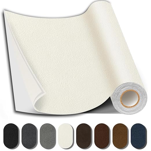 Suede Repair Patch, 35X79 Inch Fabric Large Repair Tape, Self-Adhesive Patches by SHAGOOM