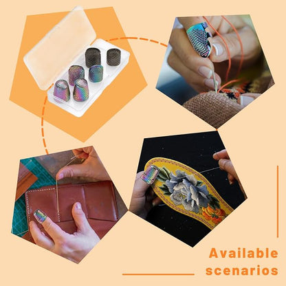 Sewing Thimble, Thimbles for Hand Sewing, Metal Thimbles for Hand Sewing - Image 5