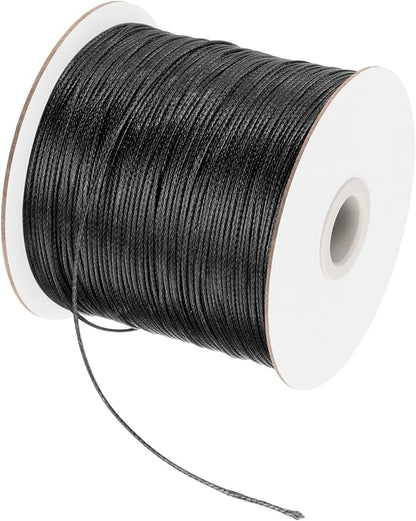 MECCANIXITY Waxed Cord 0.5mm Waxed Polyester Cord 175 Yard Wax String by MECCANIXITY