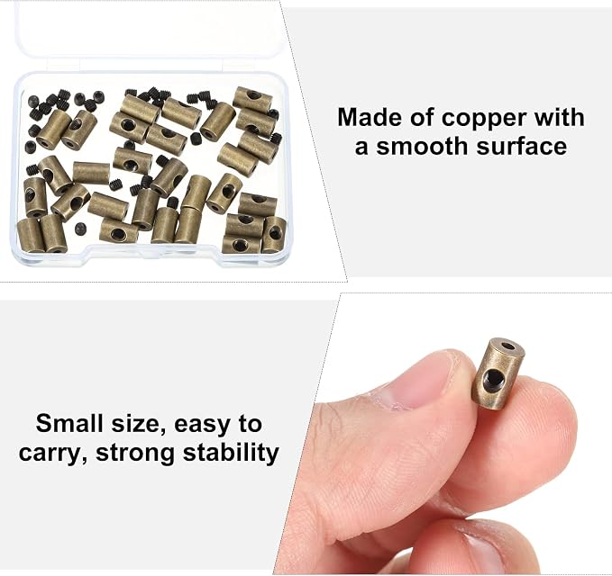 MECCANIXITY 30 Pcs Metal Locking Pin Backs, Locking Pin Keepers Locking Clasp - Image 5