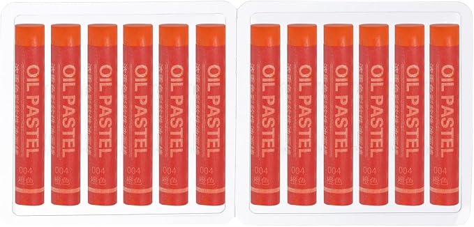 PATIKIL Orange Oil Pastels by PATIKIL