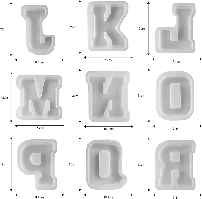 5 Inch Alphabet Mold - Image 3