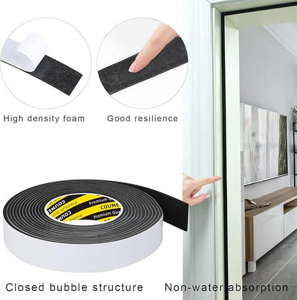 EVA Single-Sided Foam Tape, Single-Sided Sealing Strip Foam Pad Sponge Tape - Image 6