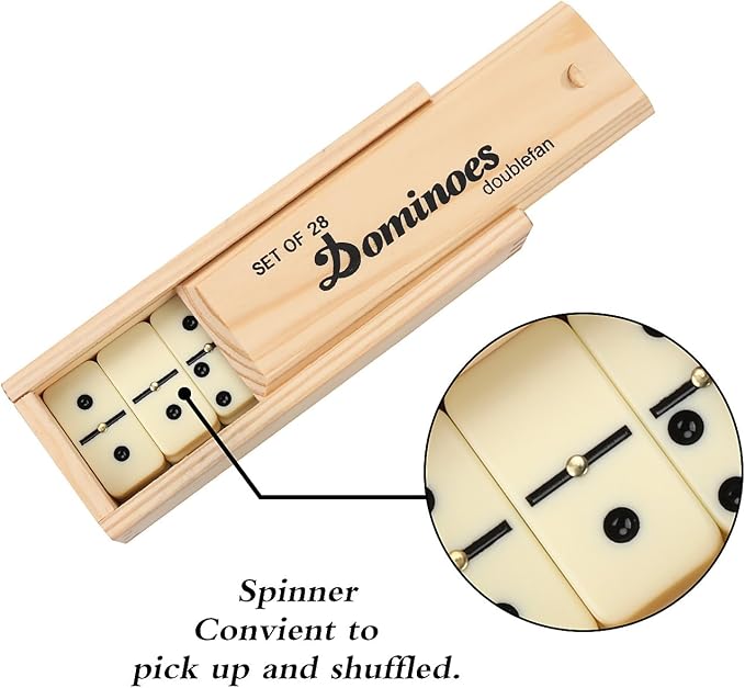 Dominos Set for Adults, Double 6 Domino Game, Double Six Standard Domino - Image 5