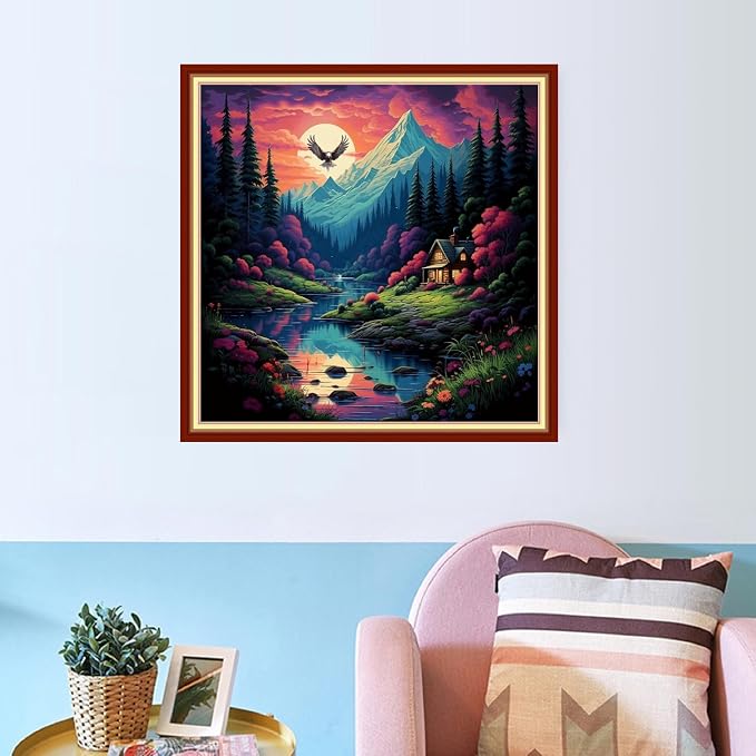 Joyhoor Cross Stitch Kits for Beginners Stamped Cross-Stitch Supplies - Image 2