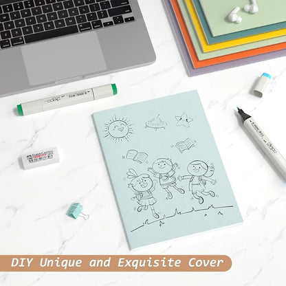 Oucaru Journaling Notebooks A5 Notebook college Blank Sketch Book 16 Pack Small - Image 5