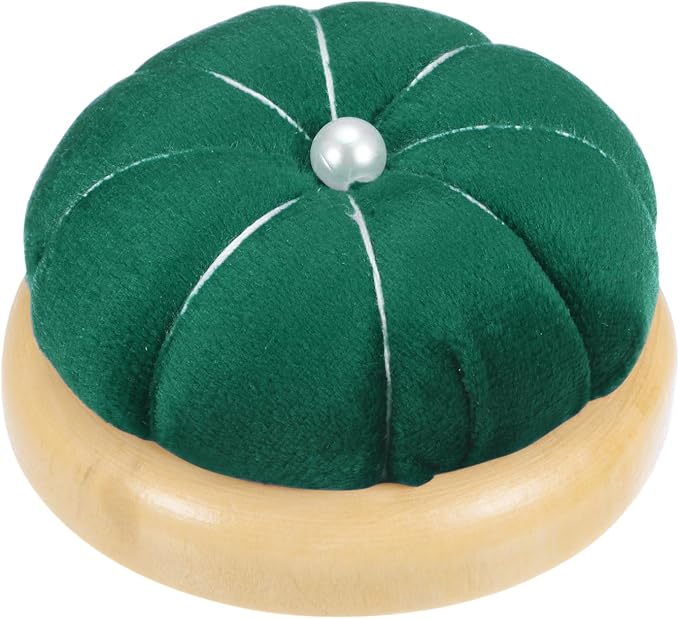 HARFINGTON Wooden Base Pin Cushion Japanese Style Cute Needle Holder by HARFINGTON