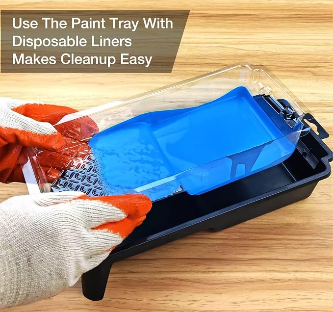 Great Andrew 24-Pack 4 Inch Paint Tray and Liners - Image 6