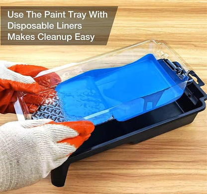 Great Andrew 24-Pack 4 Inch Paint Tray and Liners - Image 6