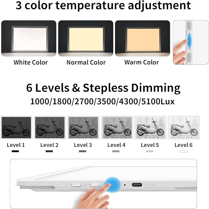 TOHETO Rechargeable A3 Light Board - Image 4