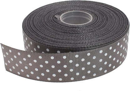 Polka Dot Grosgrain Ribbon 25 Yard Each Roll 100% Polyester by Unknown