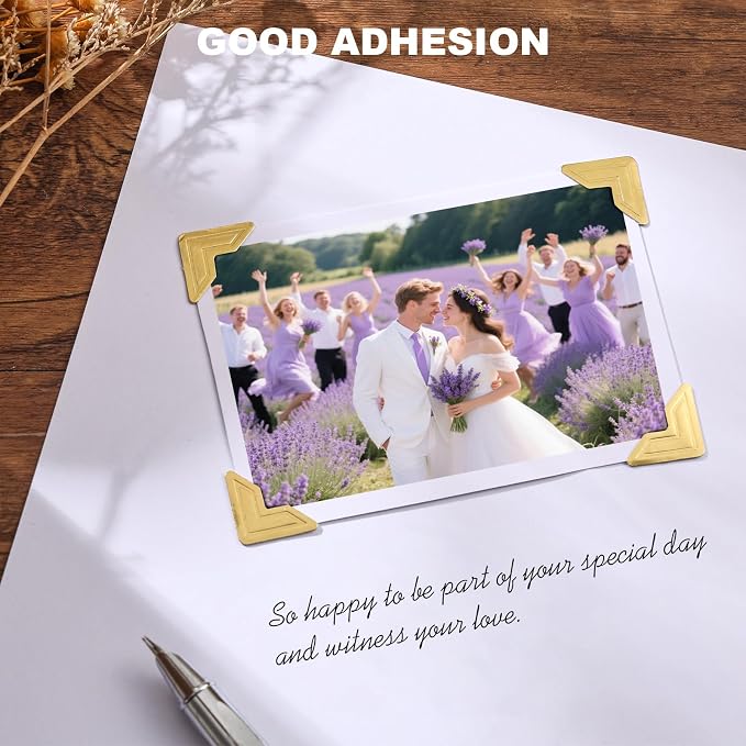 360 Pcs Photo Corners for Scrapbooking, Acid Free Picture Corners Self-Adhesive - Image 3