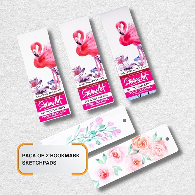 300 GSM Textured Ivory Bookmark Sketchpads - Image 4