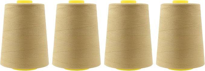 Mandala Crafts 4 Pack of Serger Threads Cones Spools by MandalaCrafts