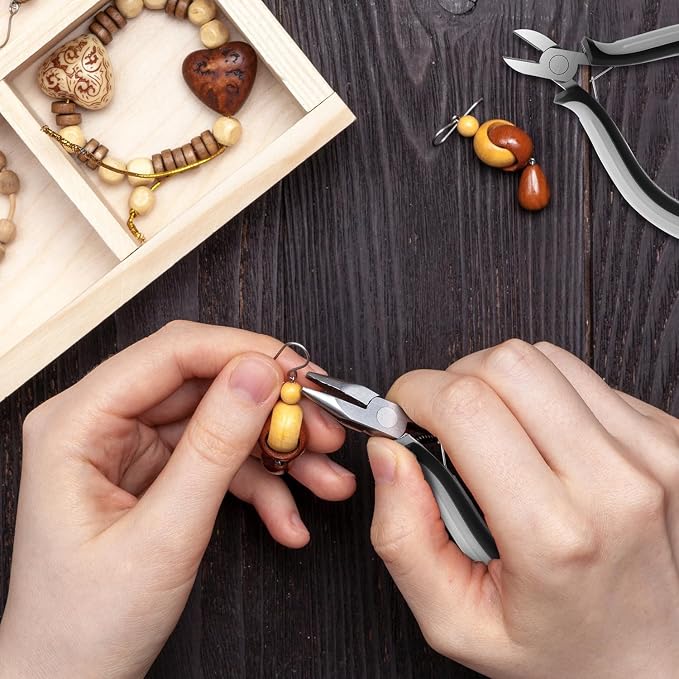 SOONAN 8 Pieces Mini Pliers Set, Jewelry Making Tools - Image 8