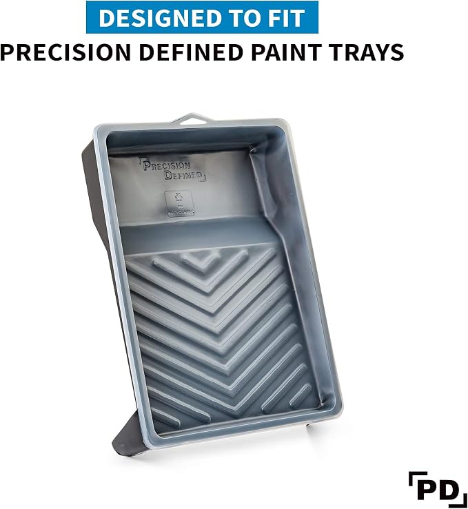 Precision Defined Paint Trays, Paint Roller Trays Liner, Plastic Paint Pan - Image 4