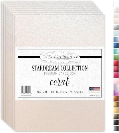 Cardstock Warehouse Stardream Coral Cardstock Paper by CardstockWarehouse%E2%84%A2