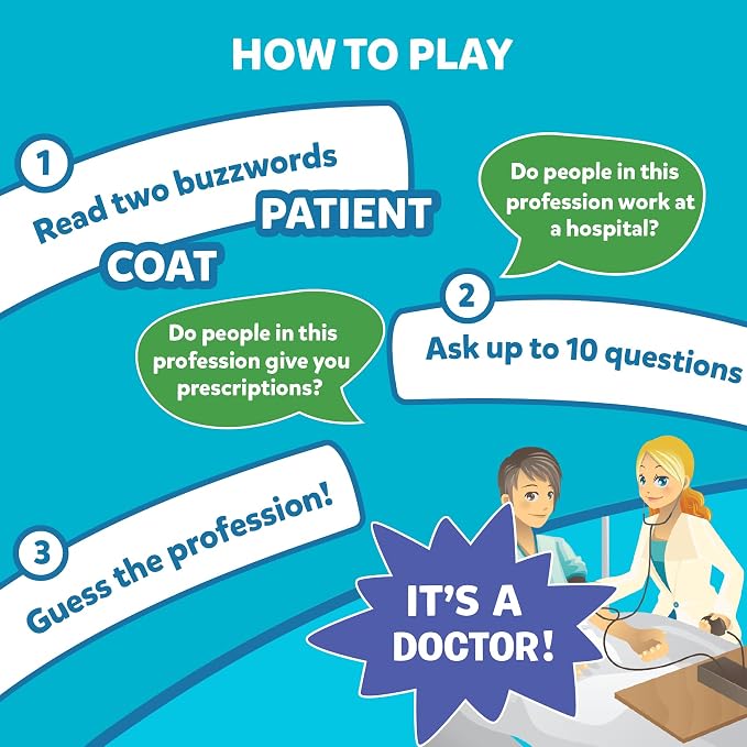 Skillmatics Guess in 10 Professions, Kids & Families Who Love Card Games - Image 4
