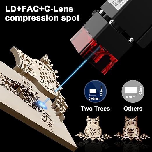 TTS-10 PRO 10000mW Laser Engraver Machine Usongshine 12Pcs DIY Unfinished - Image 3