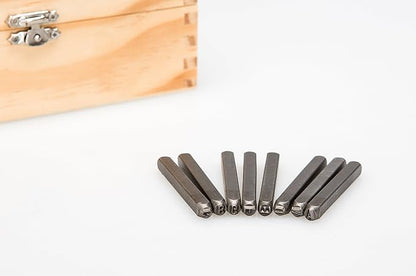 HimaPro Letter and Number Stamp Set 36pcs 40Cr Alloy Steel Metal Stamp Number & - Image 4