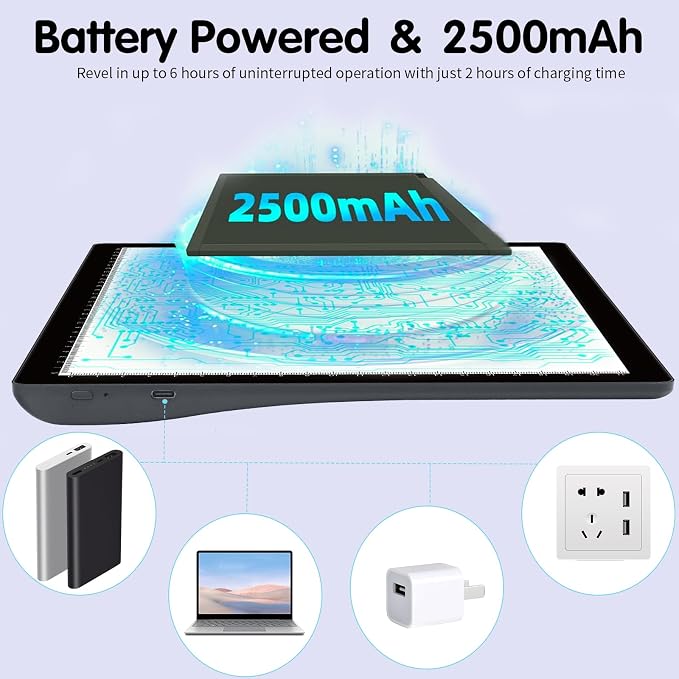 HIUKCOLED A4 Tilt-angle Light Tracing Box - Image 2
