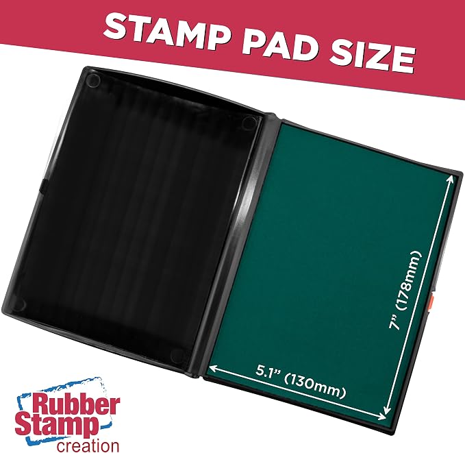 Large Premium Green Ink Stamp Pad - Image 3