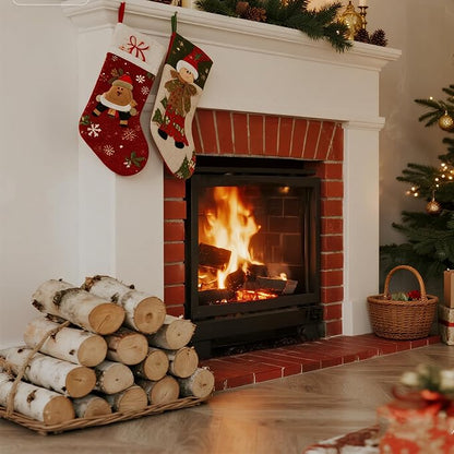 6-Pack White Birch Logs for Fireplace - Image 8