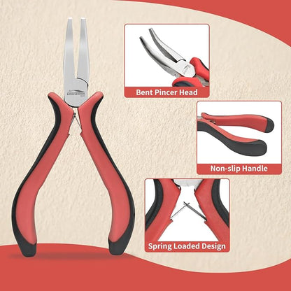 Bent Nose Pliers 5"-5 Pack Bent Nose Pliers - Image 4