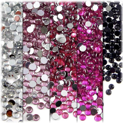 The Crafts Outlet 5-PK Set, Round 3mm Rhinestones - Image 5