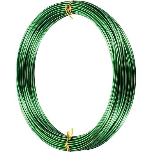 TecUnite Aluminum Craft Wire for Sculpting Armature Bendable Craft Wire for DIY by TecUnite