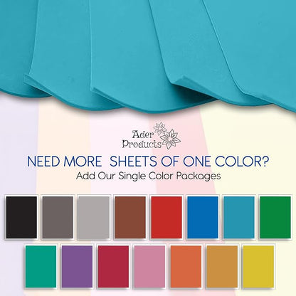 Light Blue EVA Foam Sheets for Crafts, 9 x 12 Inch, 2mm Thickness – Ideal for - Image 3