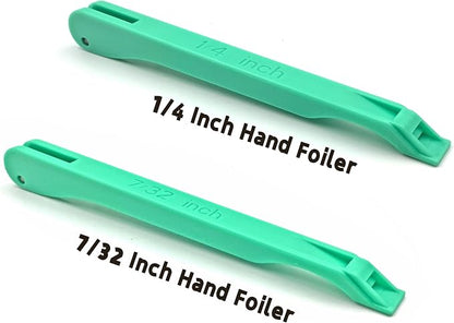 Copper Foil Hand Foiler for Stained Glass, 7/32" and 1/4" Hand Foiler Tool Kits - Image 2