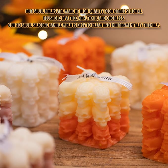 Halloween Candle Molds, 3D Silicone Mold - Image 3