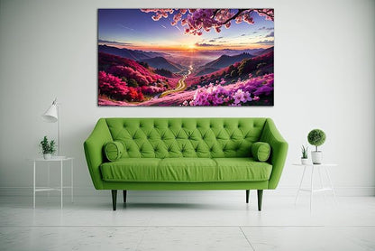 SpiritualHands Scenery Tempered Glass Wall Art Painting - Image 7